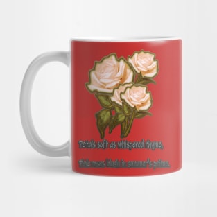 Pink roses blush Mug